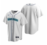 Men's Nike Seattle Mariners Blank White Home Stitched Baseball Jersey