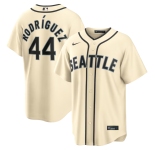 Men's Seattle Mariners #44 Julio Rodríguez Alternate Cream Jersey