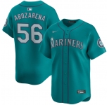 Men's Seattle Mariners #56 Randy Arozarena Aqua Alternate Limited Stitched jersey
