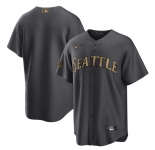 Men's Seattle Mariners Blank Charcoal 2022 All-Star Cool Base Stitched jersey