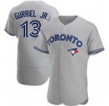 MEN'S TORONTO BLUE JAYS #13 LOURDES GURRIEL JR. GRAY ROAD JERSEY