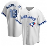 MEN'S TORONTO BLUE JAYS #13 LOURDES GURRIEL JR. WHITE HOME COOPERSTOWN COLLECTION JERSEY