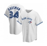 MEN'S TORONTO BLUE JAYS #34 KEVIN GAUSMAN WHITE HOME JERSEY