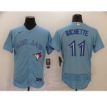 Men's Nike Blue Jays #11 Bo Bichette Light Blue 2020 Baseball Flexbase Jersey