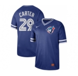 Men's Nike Blue Jays #12 Roberto Alomar Royal Cooperstown Collection Stitched Baseball Jersey
