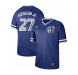 Men's Nike Blue Jays #27 Vladimir Guerrero Jr. Royal Cooperstown Collection Stitched Baseball Jersey