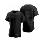 Men's Nike Toronto Blue Jays #12 Roberto Alomar Black Baseball MVP Limited Player Edition Jersey