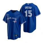Men's Nike Toronto Blue Jays #15 Randal Grichuk Royal Alternate Stitched Baseball Jersey