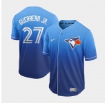 Men's Nike Toronto Blue Jays #27 Cuerrero JR. Blue Drift Fashion MLB Jersey