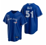 Men's Nike Toronto Blue Jays #51 Ken Giles Royal Alternate Stitched Baseball Jersey