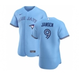 Men's Nike Toronto Blue Jays #9 Danny Jansen Light Blue Alternate 2020 Authentic Player Baseball Jersey