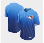 Men's Nike Toronto Blue Jays Blank Blue Drift Fashion MLB Jersey
