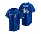 Men's Toronto Blue Jays #16 Yusei Kikuchi Royal Cool Base Stitched Jersey