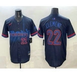 Men's Toronto Blue Jays #22 Ernie Clement Black City Limited Jersey