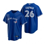 Men's Toronto Blue Jays #26 Matt Chapman Royal Cool Base Stitched Jersey