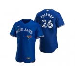 Men's Toronto Blue Jays #26 Matt Chapman Royal Flex Base Stitched Baseball Jersey