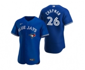 Men's Toronto Blue Jays #26 Matt Chapman Royal Flex Base Stitched Baseball Jersey