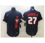 Men's Toronto Blue Jays #27 Vladimir Guerrero Jr. Nike Navy 2021 All-Star Game Replica Player Jersey