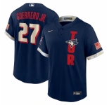 Men's Toronto Blue Jays #27 Vladimir Guerrero Jr. Nike Navy 2021 MLB All-Star Game Replica Player Jersey