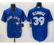 Men's Toronto Blue Jays #39 Trey Yesavage Royal Cool Base Stitched Baseball Jersey