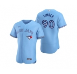 Mens Toronto Blue Jays #90 Adam Cimber Nike Powder Blue Alternate FlexBase Player Jersey