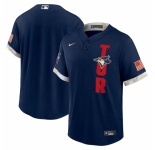 Men's Toronto Blue Jays Blank Nike Navy 2021 MLB All-Star Game Replica Jersey