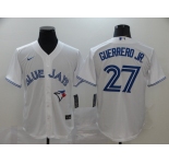 Nike Men's Toronto Blue Jays #27 Vladimir Guerrero Jr.White Cool Base  Baseball Jersey