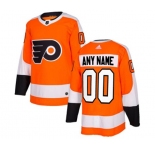 Adidas Philadelphia Flyers Customized Premier Orange Home NHL Jersey
