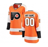 Women's Philadelphia Flyers Customized Fanatics Branded Orange Home Breakaway NHL Jersey