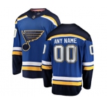 Youth St. Louis Blues Customized Fanatics Branded Royal Blue Home Breakaway NHL Jersey