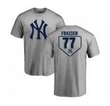 MLB Nike New York Yankees #77 Clint Frazier Gray RBI T-Shirt