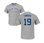 Women's New York Yankees #19 Masahiro Tanaka Replica White Home Baseball Jersey