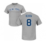 Women's New York Yankees #8 Yogi Berra Replica White Home Baseball Jersey
