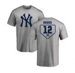 Youth New York Yankees #12 Wade Boggs Replica Navy Blue Alternate Baseball Jersey