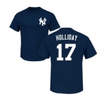 Youth New York Yankees #17 Matt Holliday Replica White Home Baseball Jersey