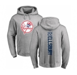 MLB Nike New York Yankees #22 Jacoby Ellsbury Ash Backer Pullover Hoodie