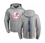 MLB Nike New York Yankees #30 David Robertson Ash Backer Pullover Hoodie