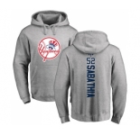MLB Nike New York Yankees #52 C.C. Sabathia Ash Backer Pullover Hoodie