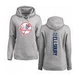 MLB Women's Nike New York Yankees #22 Jacoby Ellsbury Ash Backer Pullover Hoodie