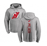 Hockey New Jersey Devils #31 Eddie Lack Ash Backer Pullover Hoodie
