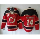 nhl jerseys new jersey devils #14 henrique red[pullover hooded sweatshirt]