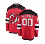 Youth New Jersey Devils Customized Fanatics Branded Red Home Breakaway Hockey Jersey