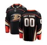 Anaheim Ducks Customized Fanatics Branded Black Home Breakaway Hockey Jersey