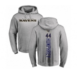Football Baltimore Ravens #44 Marlon Humphrey Ash Backer Pullover Hoodie