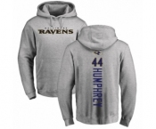 Football Baltimore Ravens #44 Marlon Humphrey Ash Backer Pullover Hoodie