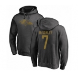 Football Baltimore Ravens #7 Trace McSorley Ash One Color Pullover Hoodie