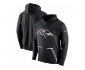 Men Baltimore Ravens Nike Black Champ Drive Vapor Speed Pullover Hoodie