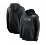 Men's Baltimore Ravens Black Crucial Catch Sideline Performance Pullover Hoodie