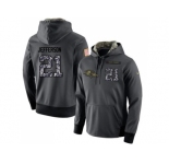 NFL Men's Nike Baltimore Ravens #21 Tony Jefferson Stitched Black Anthracite Salute to Service Player Performance Hoodie