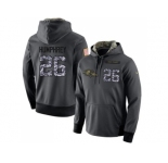 NFL Men's Nike Baltimore Ravens #26 Marlon Humphrey Stitched Black Anthracite Salute to Service Player Performance Hoodie